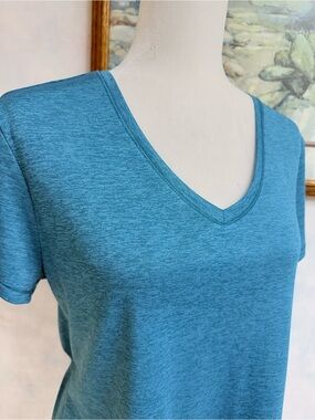 NWOT BCG V-Neck, Dark Teal Performance Tee, Athletic Tee 1/$10 or 2/$17